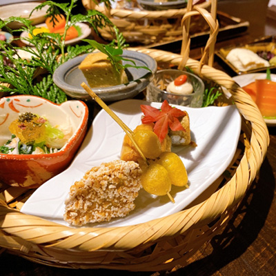日本が誇る食文化「和食」とのペアリングも楽しめる